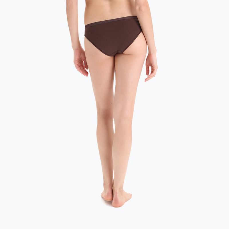 Dámské spodní termo prádlo Icebreaker Siren Bikini umber 5