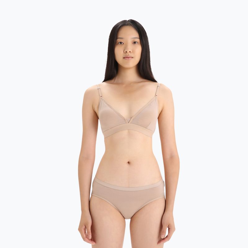 Termoaktivní sportovní podprsenka icebreaker Merino 150 Siren Bra Inserts praline 3