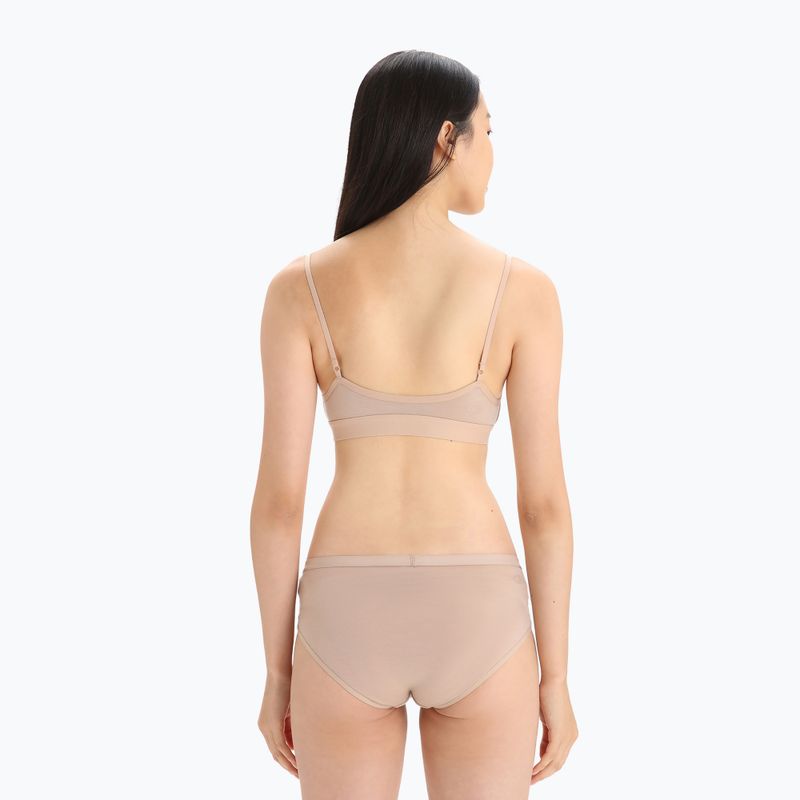 Termoaktivní sportovní podprsenka icebreaker Merino 150 Siren Bra Inserts praline 5