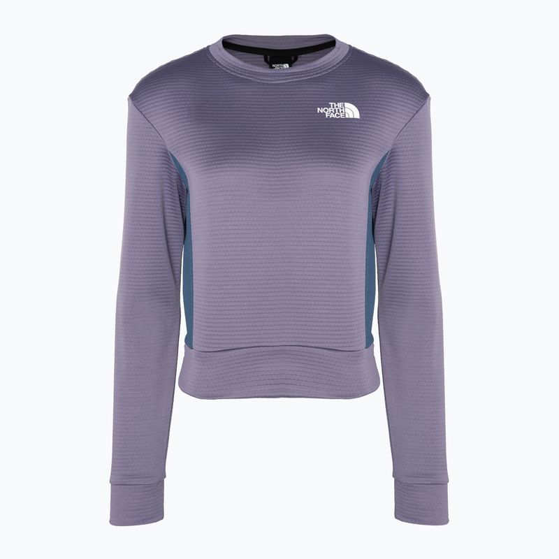 Dámská trekingová mikina The North Face Ma Crew Neck Fleece šedo-modrá NF0A824QIJV1