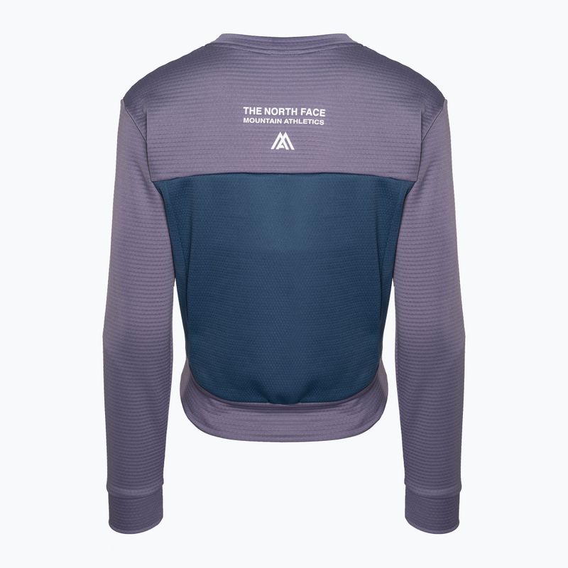 Dámská trekingová mikina The North Face Ma Crew Neck Fleece šedo-modrá NF0A824QIJV1 2
