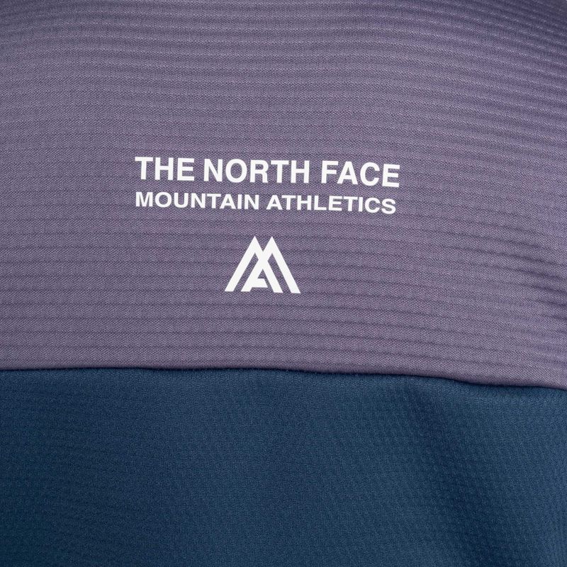 Dámská trekingová mikina The North Face Ma Crew Neck Fleece šedo-modrá NF0A824QIJV1 4
