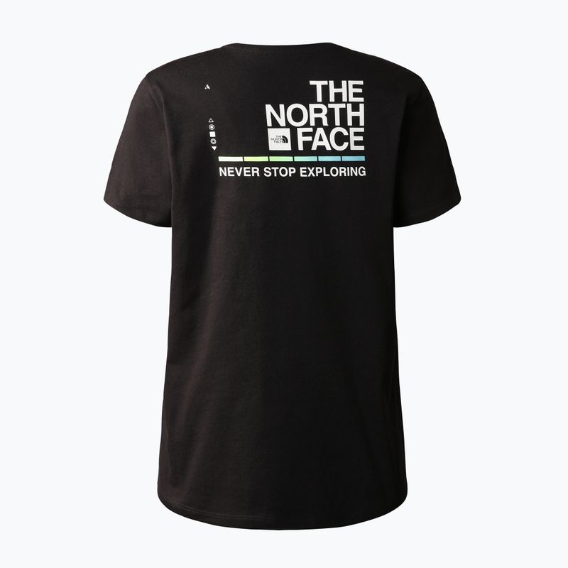 Dámské trekingové tričko The North Face Foundation Graphic black NF0A55B2R0G1 5