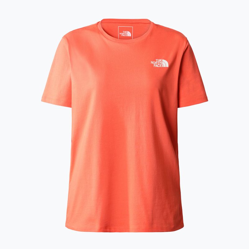 Dámské trekingové tričko The North Face Foundation Graphic orange NF0A55B2LV31 5