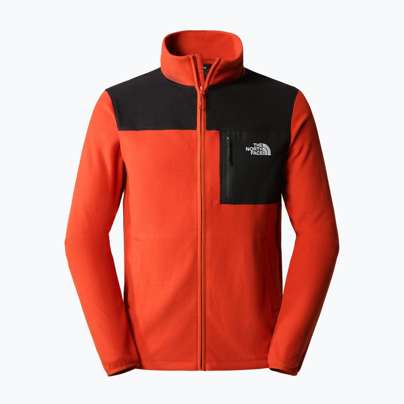 Pánská trekingová mikina The North Face Homesafe Full Zip Fleece hnědo-černá NF0A55HLSV61