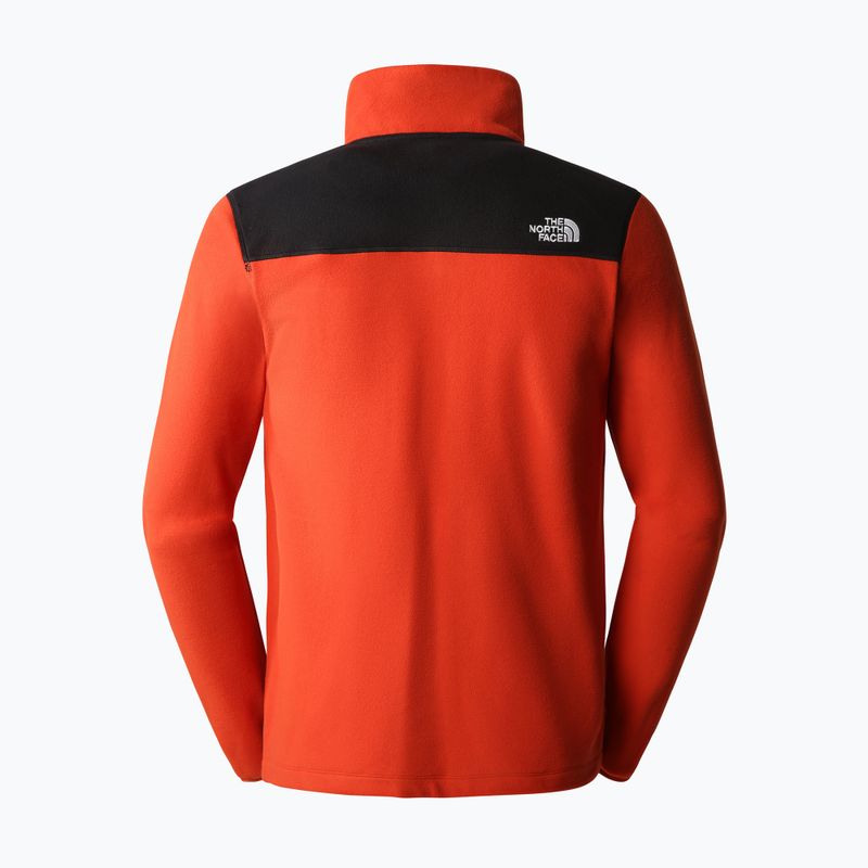 Pánská trekingová mikina The North Face Homesafe Full Zip Fleece hnědo-černá NF0A55HLSV61 2