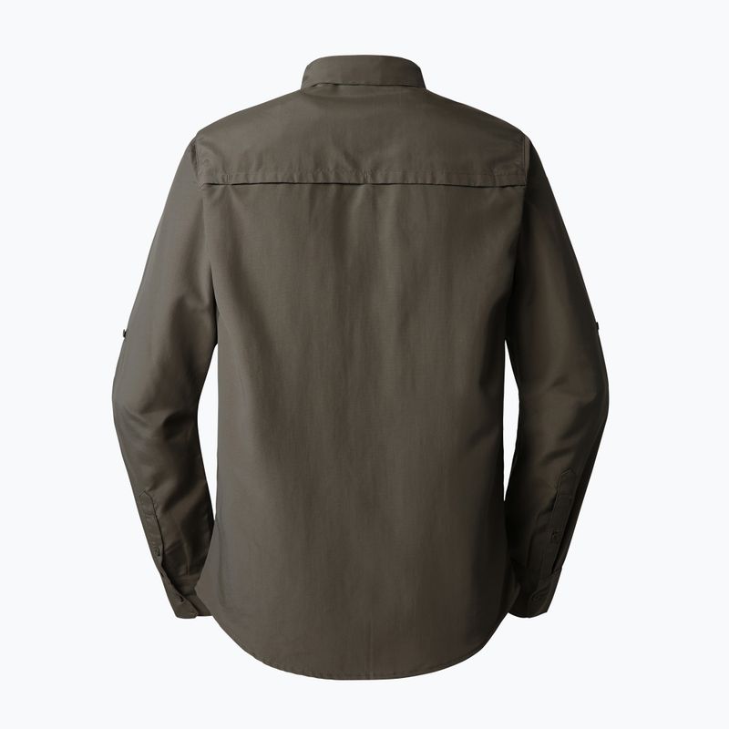 Pánská turistická košile The North Face Sequoia LS zelená NF0A4T1821L1 2