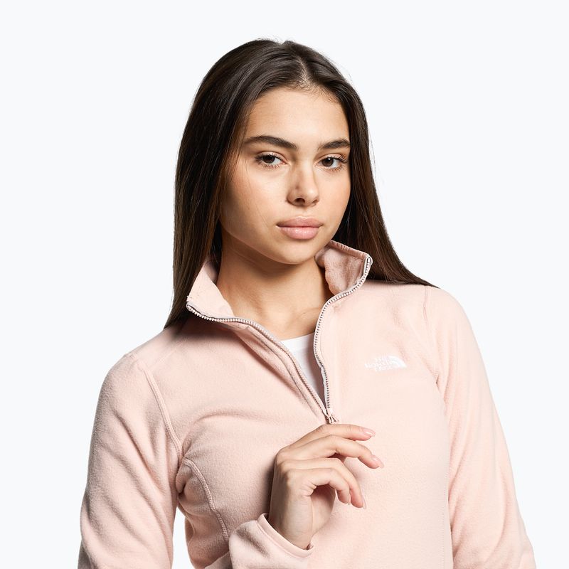 Dámská fleecová mikina The North Face 100 Glacier 1/4 Zip pink NF0A5IHNLK61 3