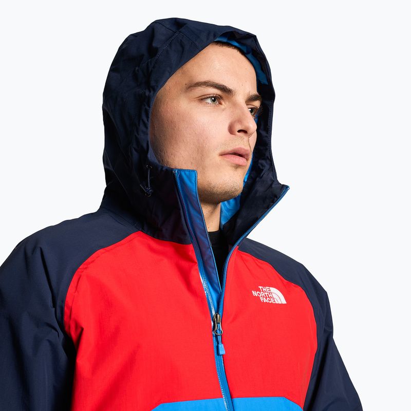 Pánská bunda do deště The North Face Stratos navy blue and red NF00CMH9IM51 3