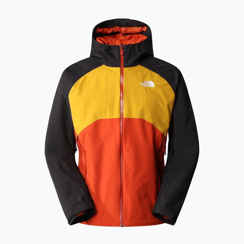 Pánská bunda do deště The North Face Stratos black-orange-red NF00CMH9IMV1 5