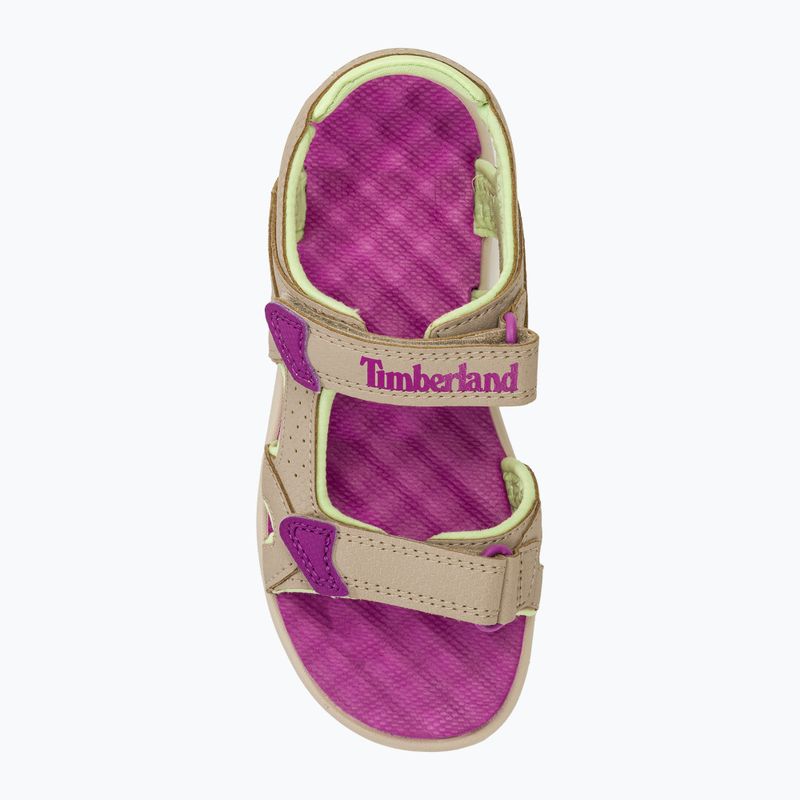 Juniorské sandály Timberland Perkins Row 2 Strap pure cashmere 5