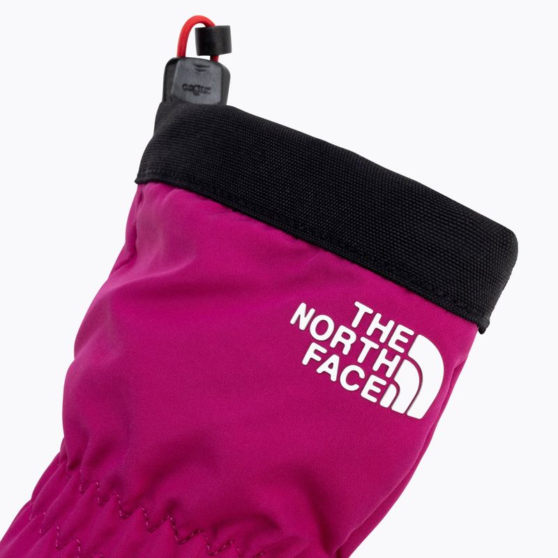 Dětské lyžařské rukavice The North Face Montana Ski pink and black NF0A7RHCND51 4