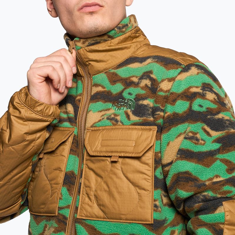 Pánská trekingová mikina The North Face Royal Arch FZ hnědá a zelená NF0A7UJBIOO1 3