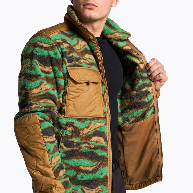 Pánská trekingová mikina The North Face Royal Arch FZ hnědá a zelená NF0A7UJBIOO1 4