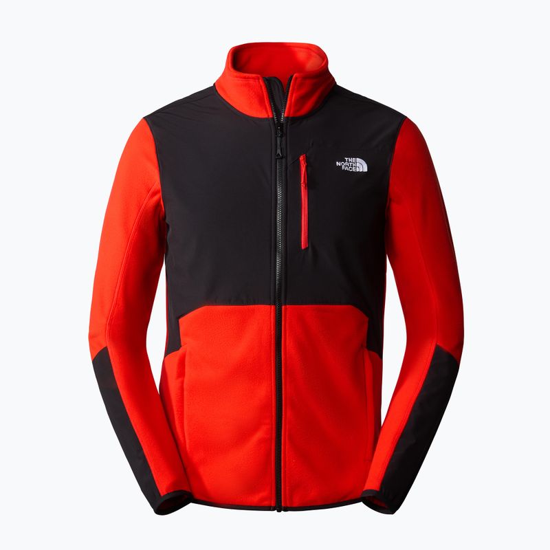 Pánská trekingová mikina The North Face Glacier Pro FZ červená NF0A5IHSWU51