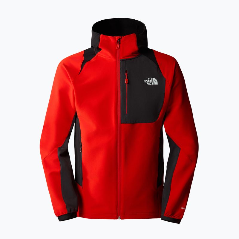 Pánská softshellová bunda The North Face AO Softshell Hoodie červená NF0A7ZF5IJN1