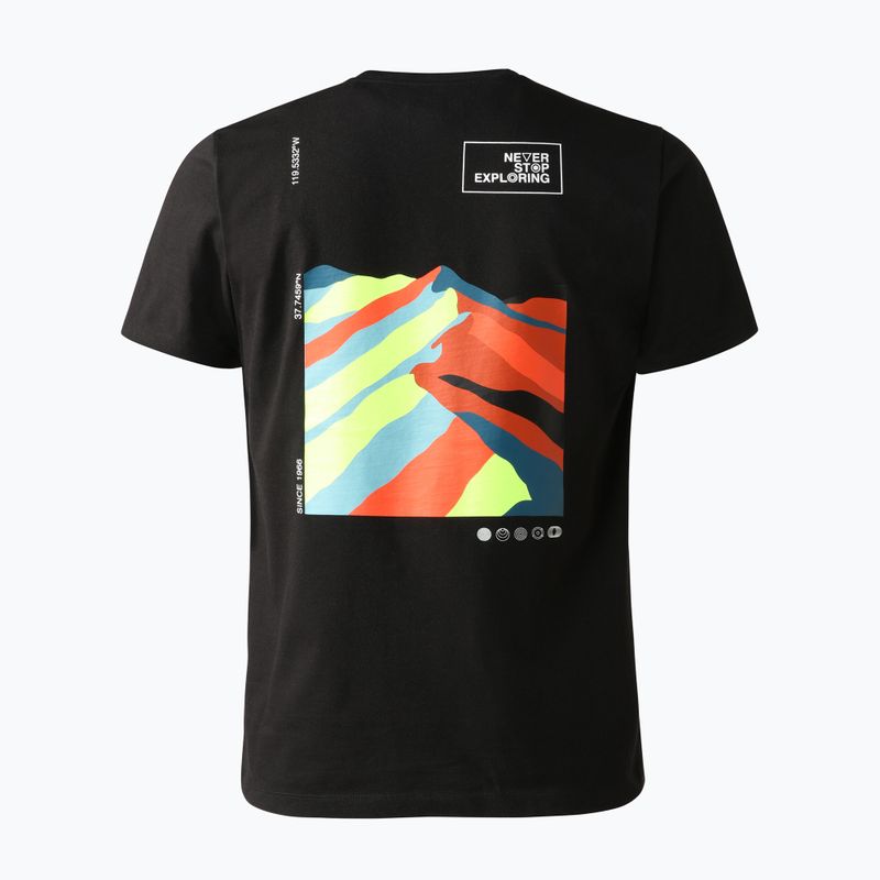 Pánské trekingové tričko The North Face Foundation Graphic black NF0A55EFUV11 2