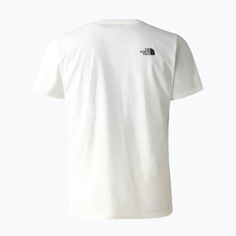 Pánské trekingové tričko The North Face Foundation Graphic white NF0A55EFQ4C1 2
