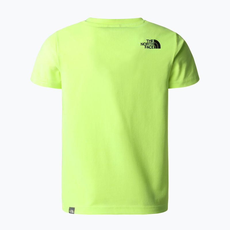 Dětské trekingové tričko The North Face S/S Redbox žluté NF0A82E98NT1 2