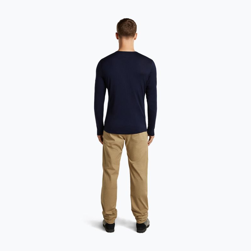 Pánské tričko Longsleeve icebreaker Merino 200 Oasis Crewe SkiingYeti midnight navy 5