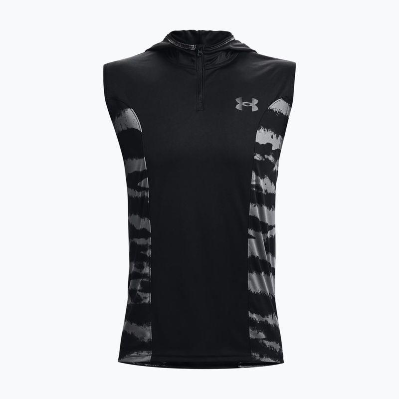 Pánský basketbalový míč Under Armour  Baseline Tank Hoodie 002 černá 1370240-002-LG