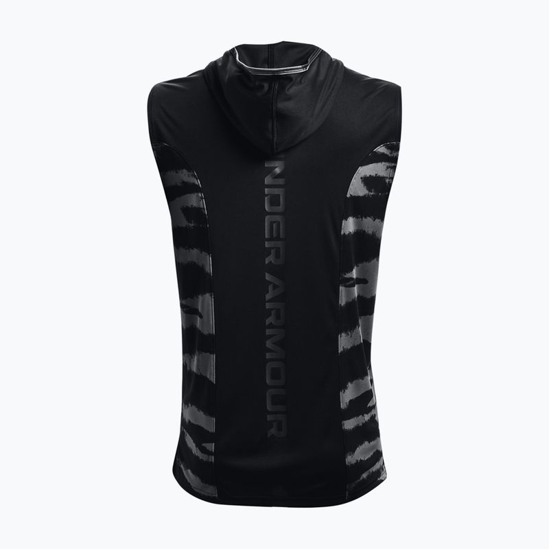 Pánský basketbalový míč Under Armour  Baseline Tank Hoodie 002 černá 1370240-002-LG 2