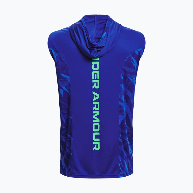 Pánský basketbalový míč Under Armour Baseline Tank Hoodie 401 modrý 1370240-401-LG 2