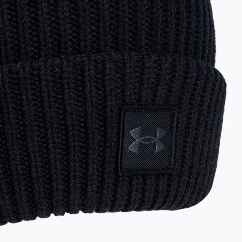 Under Armour pánská zimní čepice Ua Halftime Ribbed black 1373092 3