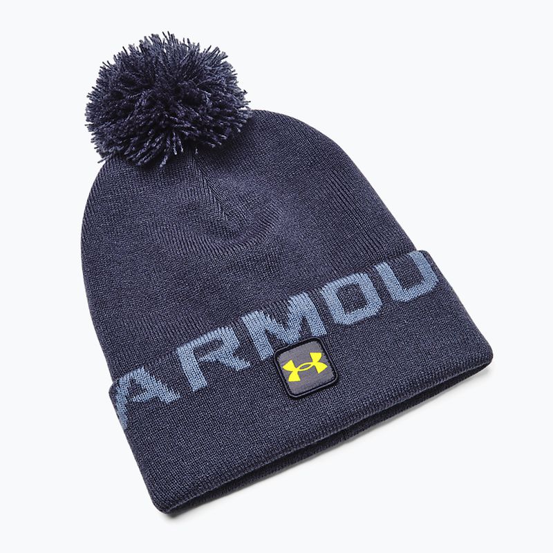 Under Armour pánská zimní čepice Ua Halftime Fleece Pom navy blue 1373093 4