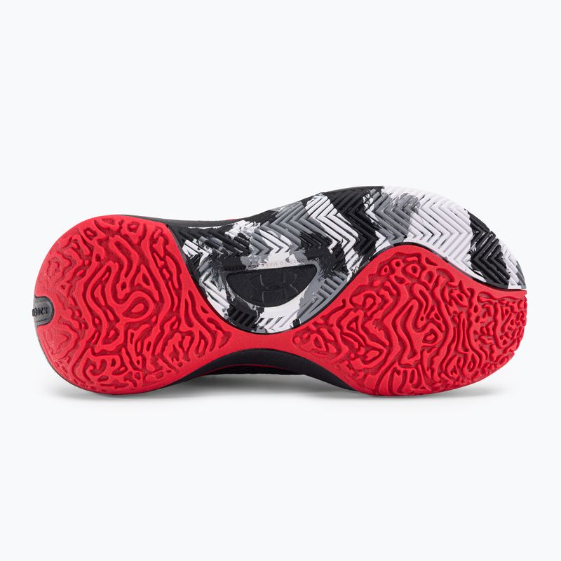 Under Armour GS Lockdown 6 dětská basketbalová obuv červená 3025617 5