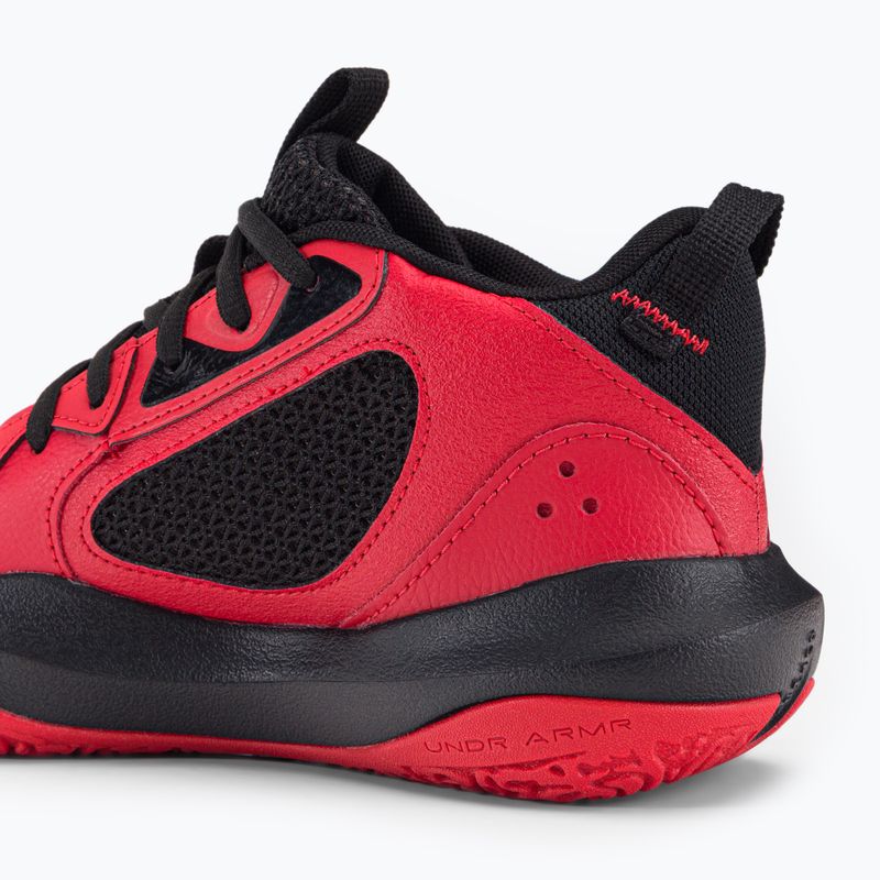 Under Armour GS Lockdown 6 dětská basketbalová obuv červená 3025617 9