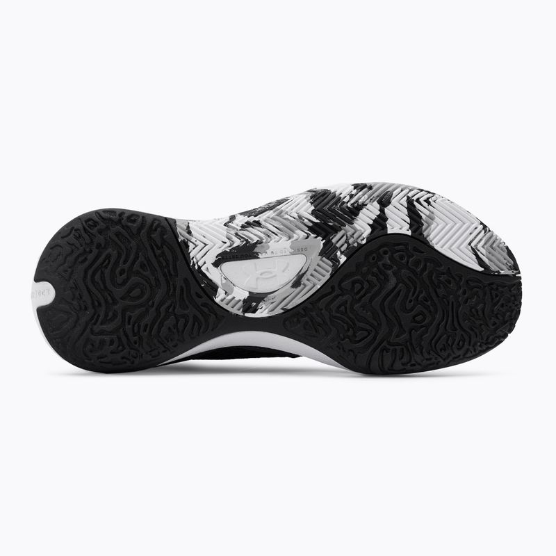 Basketbalové boty pánské Under Armour Lockdown 6 bílo-šedé 3025616-101 5