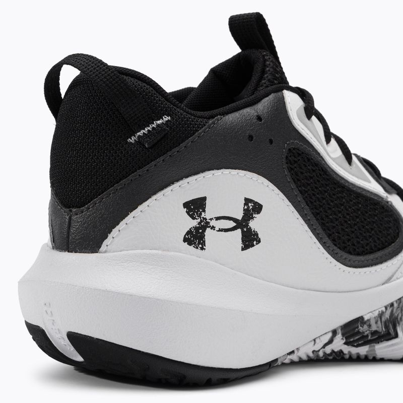 Basketbalové boty pánské Under Armour Lockdown 6 bílo-šedé 3025616-101 8