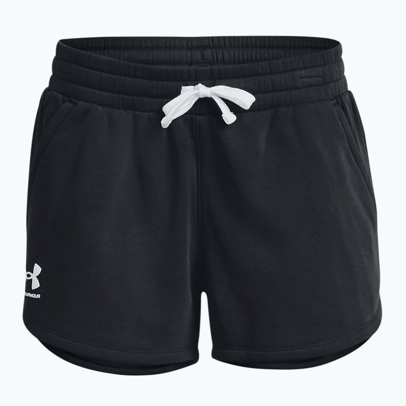 Dámské tréninkové šortky Under Armour Rival Fleece černé 1376257 3