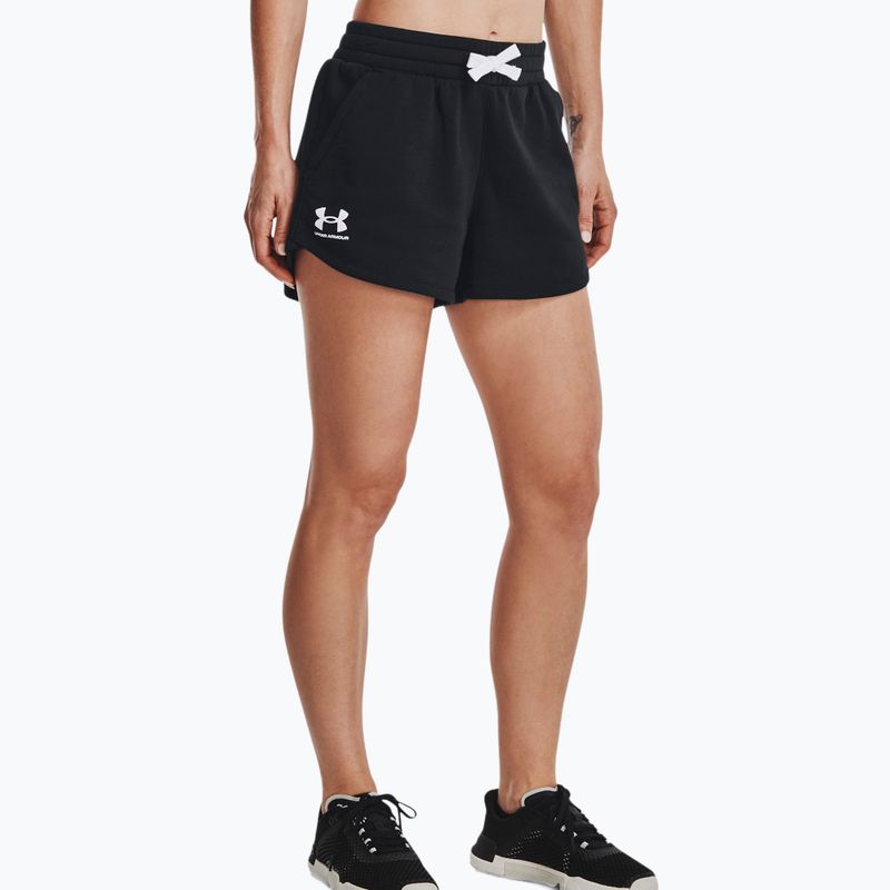 Dámské tréninkové šortky Under Armour Rival Fleece černé 1376257