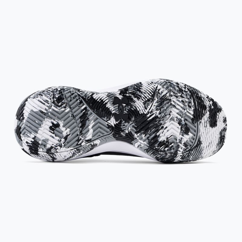 Pánské basketbalové boty Under Armour černo-bílý Jet '21 3024260-006 4