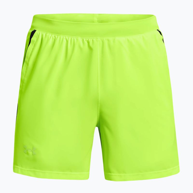 Pánské běžecké šortky Under Armour Launch Sw 5'' zelené 1361492-369 3