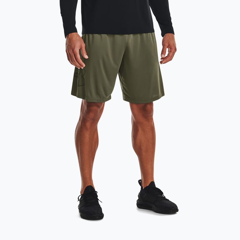 Pánské tréninkové šortky Under Armour Tech Graphic marine od green/black