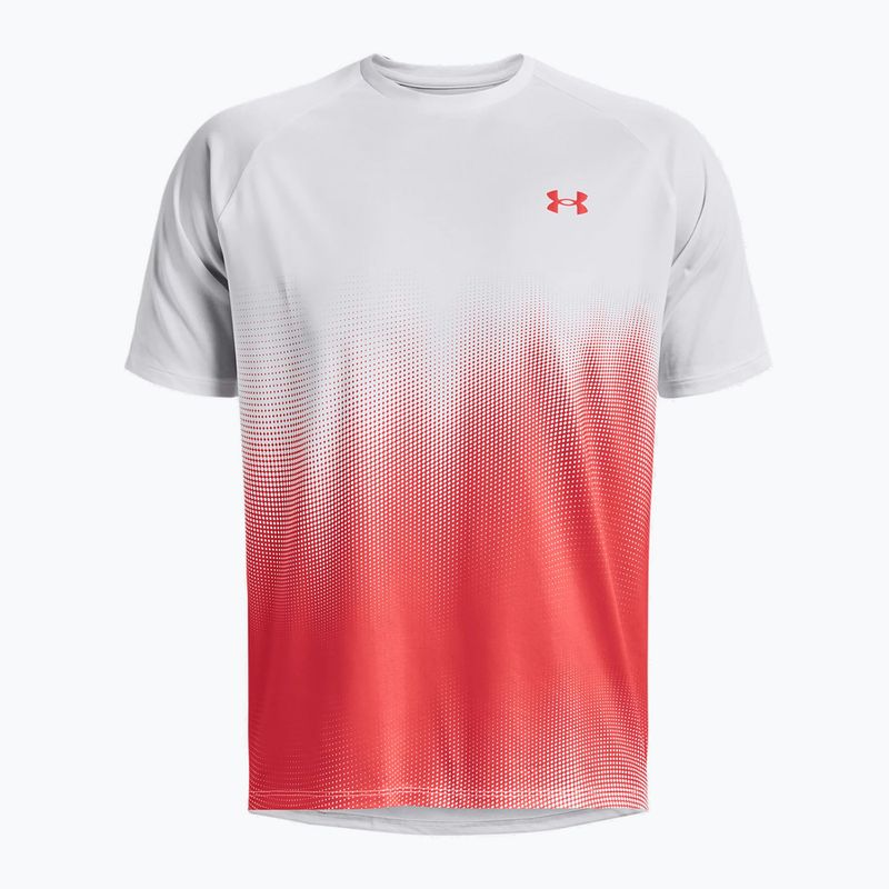 Under Armour Tech Fade pánské tréninkové tričko červeno-bílé 1377053 3