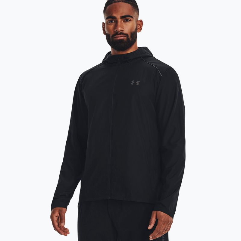 Under Armour Storm Run Pánská běžecká bunda s kapucí černá 1376795 6