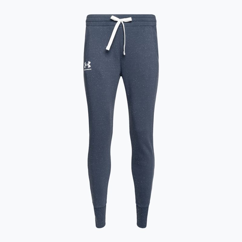 Dámské tréninkové kalhoty Under Armour Rival Fleece Joggers šedé 1356416 3