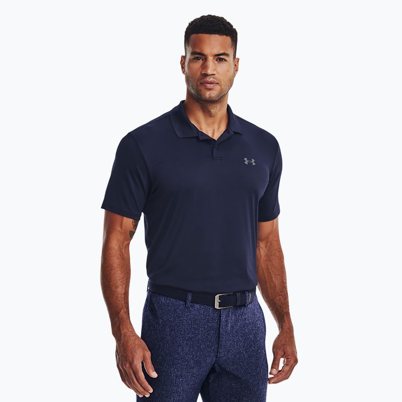 Pánské polo tričko Under Armour Matchplay Polo midnight navy/pitch gray