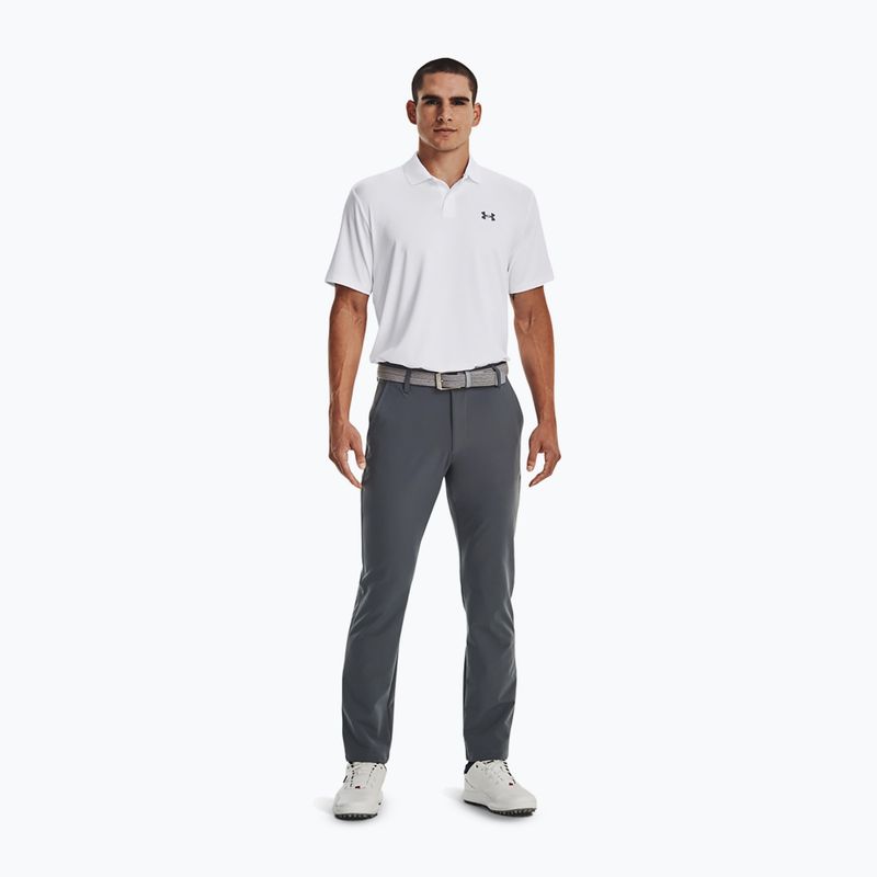 Pánské polo tričko Under Armour Matchplay Polo white/pitch gray 2
