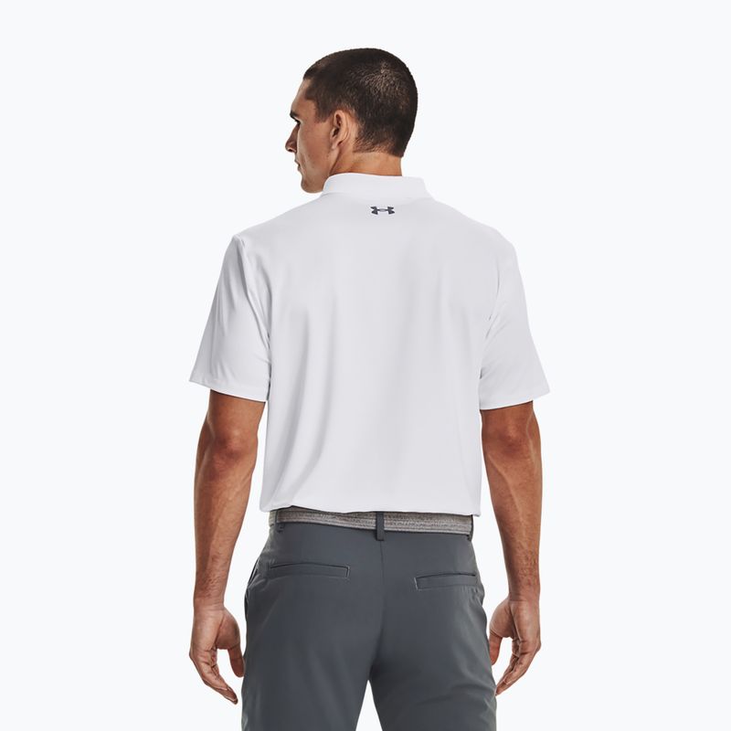 Pánské polo tričko Under Armour Matchplay Polo white/pitch gray 3