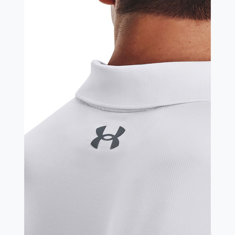 Pánské polo tričko Under Armour Matchplay Polo white/pitch gray 4