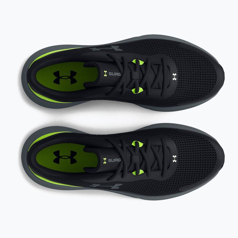 Pánské běžecké boty Under Armour Surge 3 black-green 3024883 12