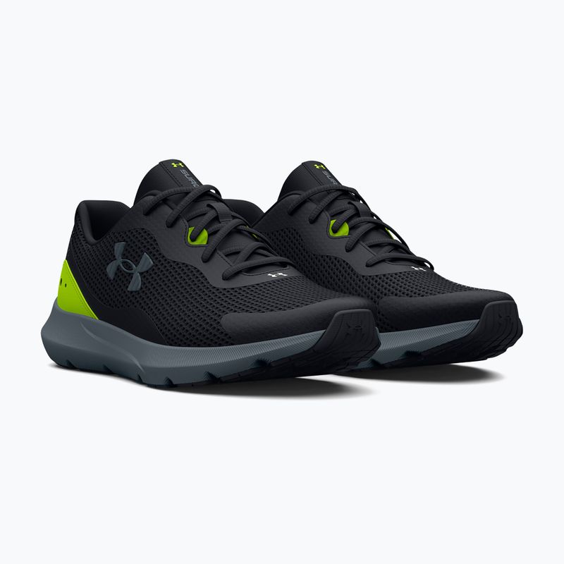 Pánské běžecké boty Under Armour Surge 3 black-green 3024883 13