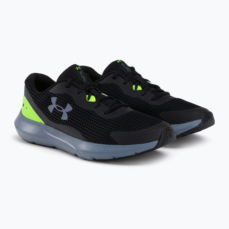 Pánské běžecké boty Under Armour Surge 3 black-green 3024883 4