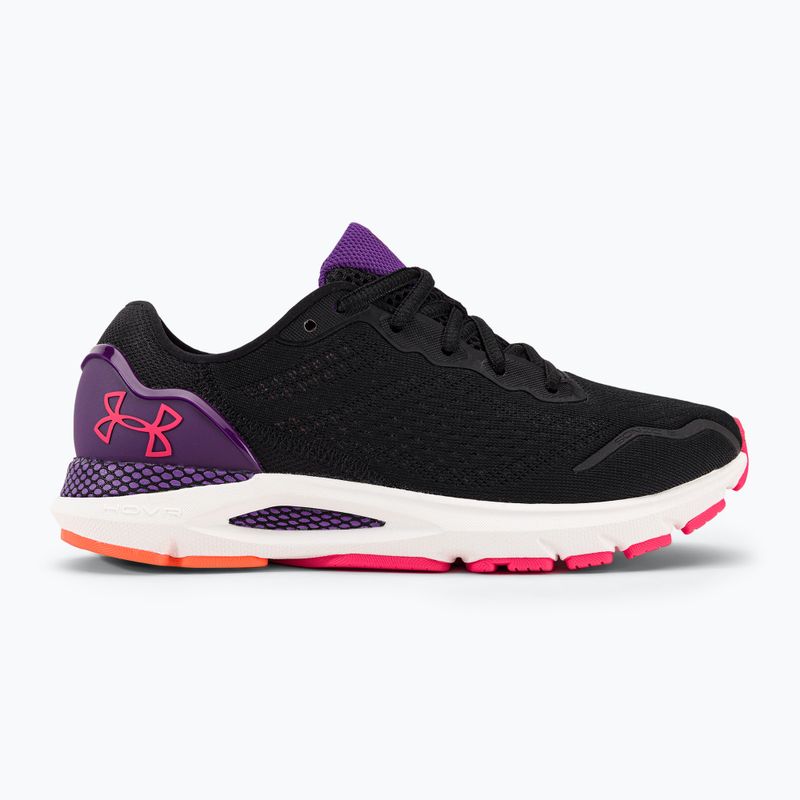 Dámské běžecké boty Under Armour W Hovr Sonic 6 black / galaxy purple / pink shock 3026128 2