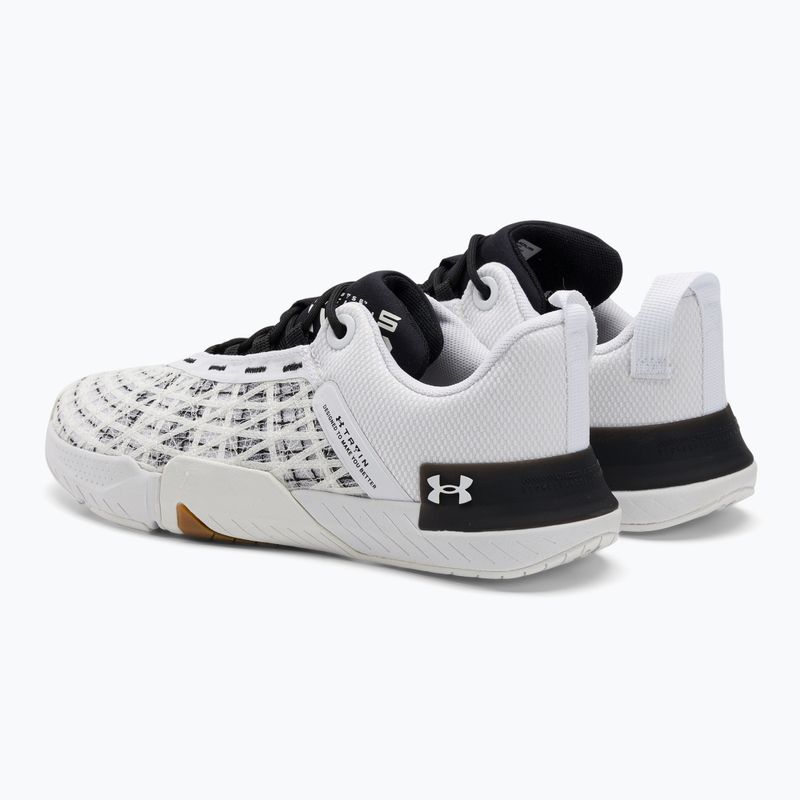 Pánské tréninkové boty Under Armour Tribase Reign 5 white/black/white 3